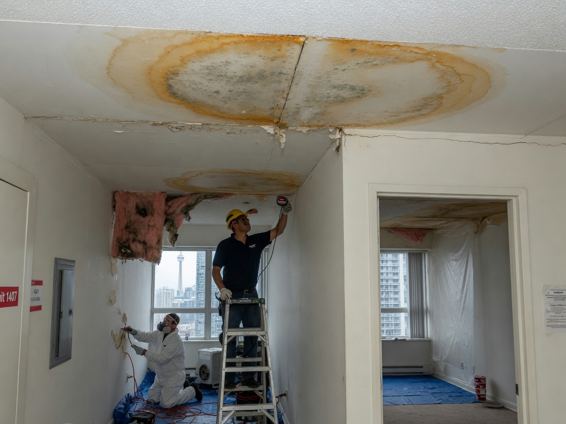Why Ceiling Stains in Toronto Condos Spread Between Units