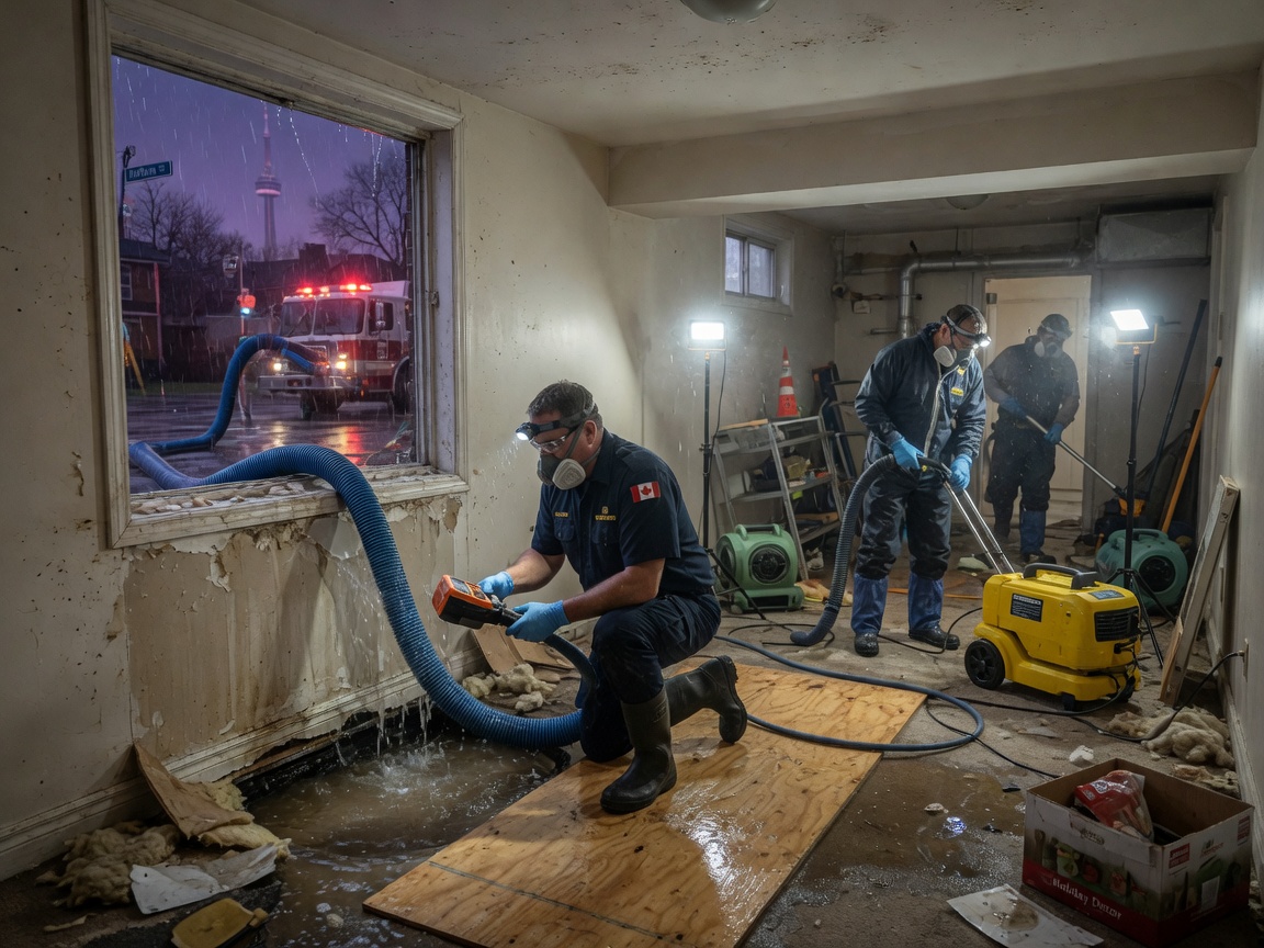 water damage restoration by Pro Water Damage Repair Toronto in Toronto, Ontario