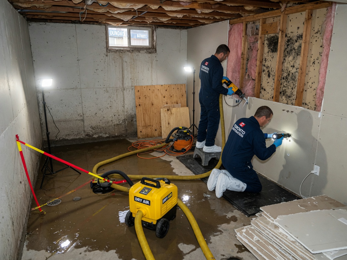 water damage restoration in East York