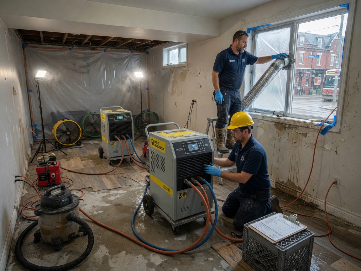 water damage restoration in Brampton