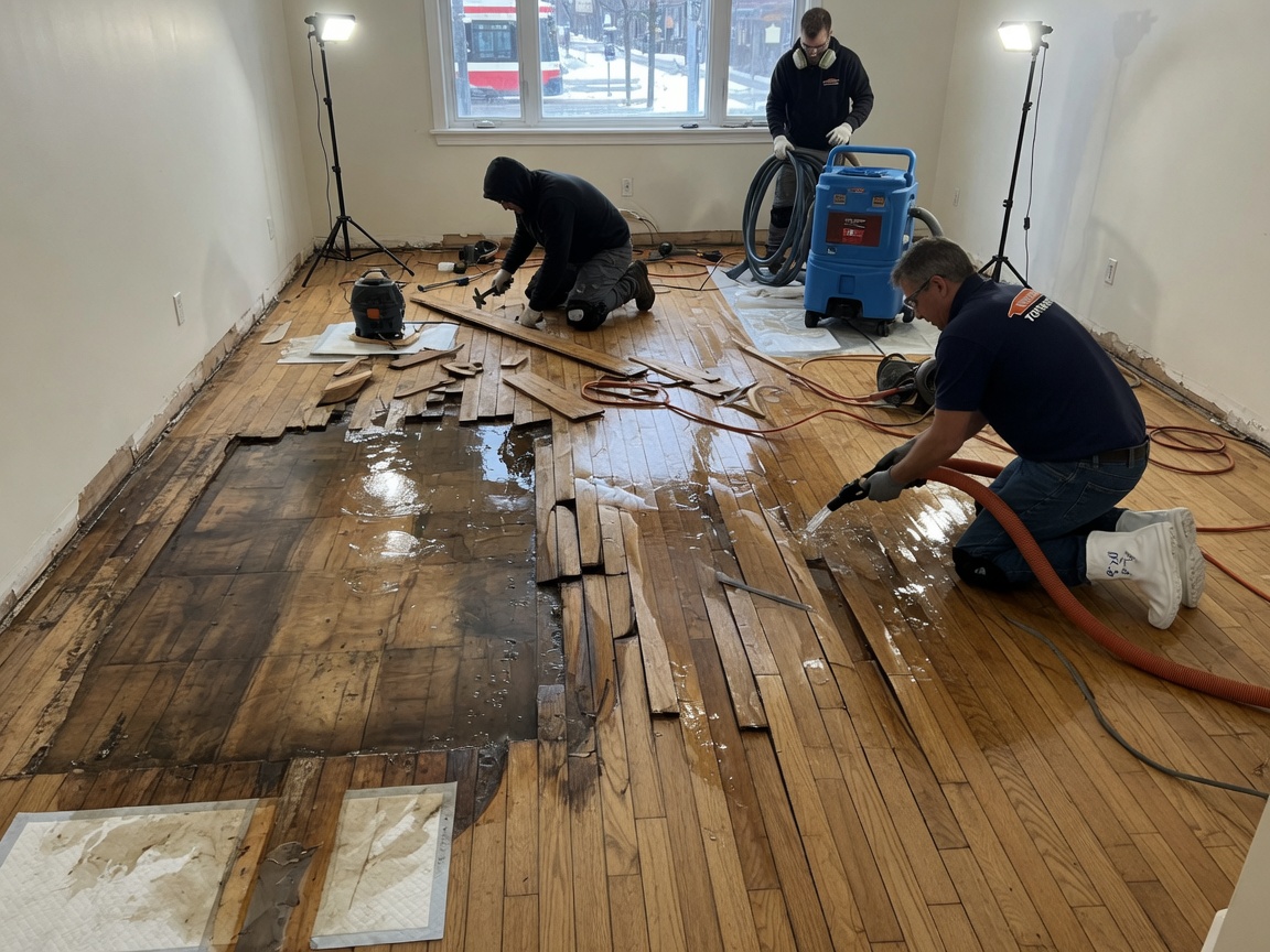 water damage restoration in North York